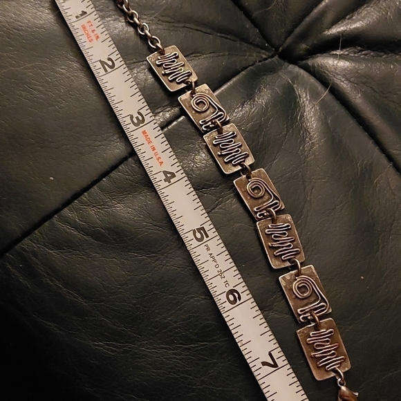 Vintage* Volan/Volar Hand-made Panel Bracelet - Picture 7 of 7